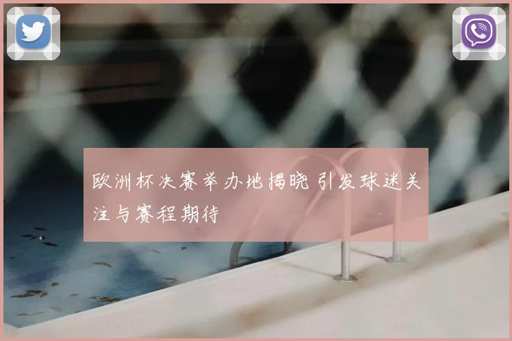 欧洲杯决赛举办地揭晓 引发球迷关注与赛程期待