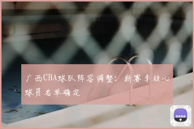 广西CBA球队阵容调整：新赛季核心球员名单确定