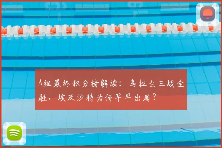 A组最终积分榜解读：乌拉圭三战全胜，埃及沙特为何早早出局？